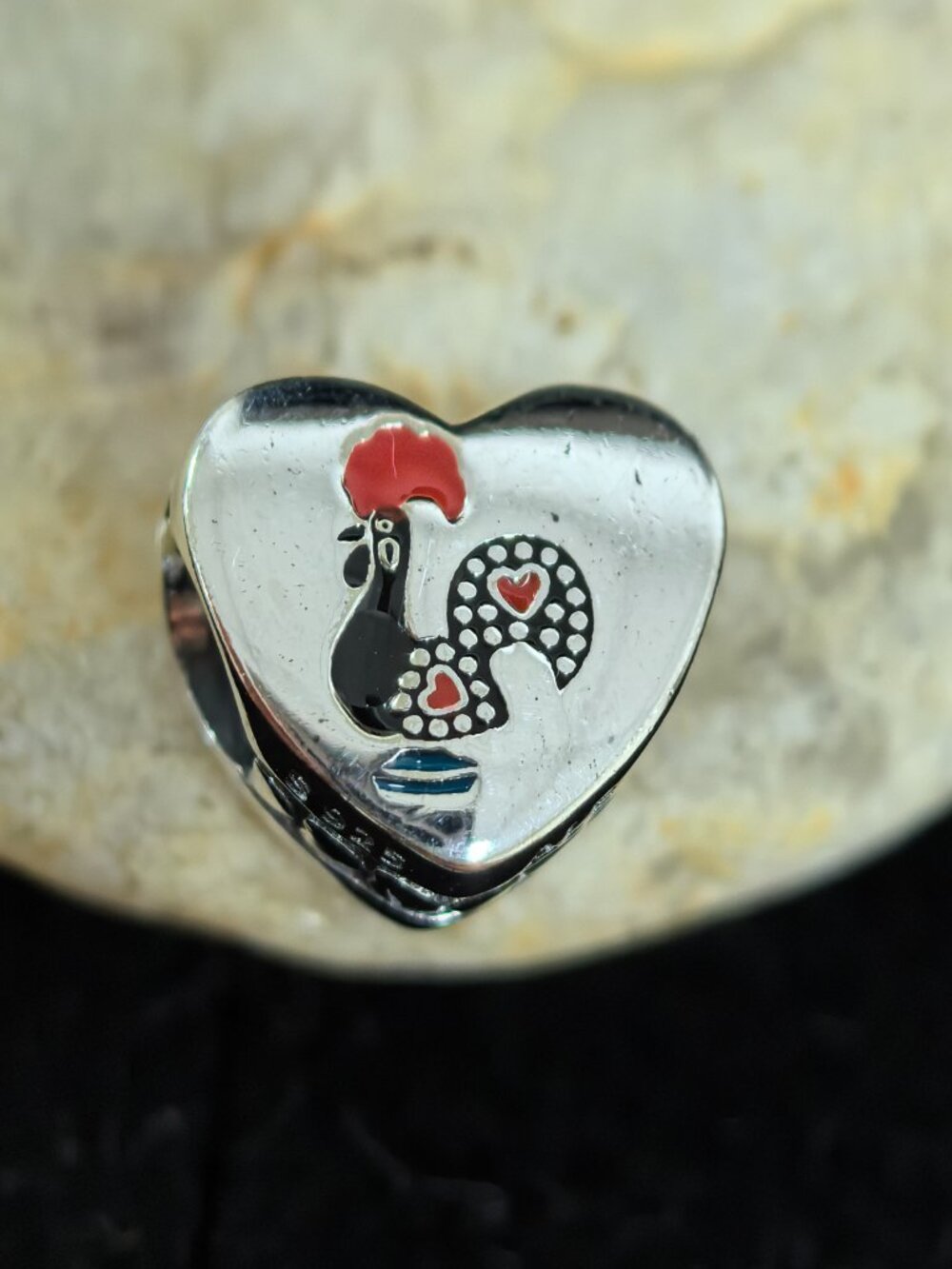Pandora PORTUGAL Exclusive Travel Heart Charm, S925 Silver Jewelry (Women's)